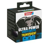 tesa Ultra Power Under Water Transparent Waterproof Adhesive Tape - Sealing Tape for Pools, Tents and Gutters with Strong Adhesive Performance for Repairs Even Under Water - 1 x Roll - 1.5 m x 50 mm