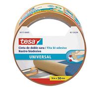 tesa Universal Double-Sided Adhesive Tape for Carpets - 10 m x 50 mm