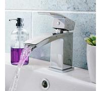 Tesa Waterfall Basin Mono Mixer Tap & Waste Chrome