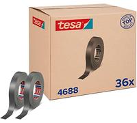 tesaband 4688 Standard Mesh Tape - Matt Silver - 36 Rolls - 50 m x 25 mm