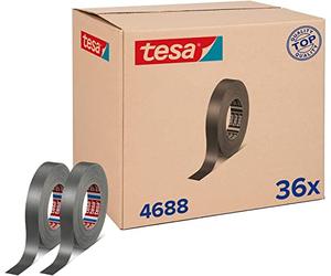 tesaband 4688 Standard Mesh Tape - Matt Silver - 36 Rolls - 50 m x 25 mm