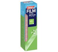 tesafilm eco & Clear Transparent Self-Adhesive Tape - Environment-Friendly, Solvent Free, Age Resistant Office Tape with Strong Adhesion, 10 m x 15 mm - Pack of 10
