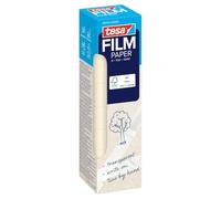 tesafilm PAPER - transparent adhesive tape, can be written on, can be torn to hand, quiet unrolling, ideal for decoration, handicrafts, gift wrapping, office and school, 8 rolls of 19 mm x 10 m each