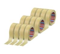tesakrepp 4323 Basic Masking Tape - Light Beige - 12 Rolls - 50 m x 25 mm