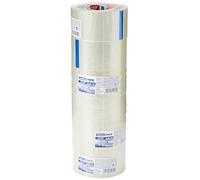 tesapack 57167-00000-05 Packing Tape, Strong Packaging Tape for Medium to Heavy Parcels and Boxes, 66 m x 50 mm - Clear, Pack of 6