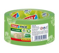tesapack Eco & Strong - Environmentally Friendly Packing Tape Made of 100% Recy