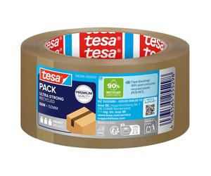 tesapack ULTRA STRONG RECYCLED Packing Tape - 66 m x 50 mm - Brown