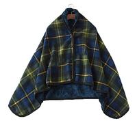 TESAY Wheelchair Blanket, Checked Scarf, Lightweight Winter Wheelchair Blanket, Legs, Foot Warmer Cover, Wind Protection, Sleeping Bag, Cape Poncho for Wheelchair Users