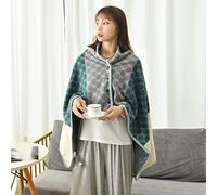 TESAY Wheelchair Blanket, Checked Scarf, Lightweight Winter Wheelchair Blanket, Legs, Foot Warmer Cover, Wind Protection, Sleeping Bag, Cape Poncho for Wheelchair Users