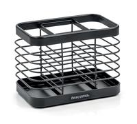 Tescoma 900806 Cutlery Drainer with 3 Dividers, Online Black