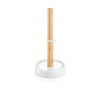 Tescoma 900885 Online, Kitchen Roll Holder, Vertical, Ceramic and Wood, White, 15X31 Cm