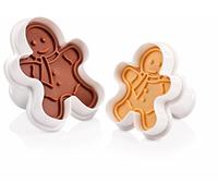 Tescoma Cookie Cutters with Stamp Delicia, 2 Pcs, Figures, Assorted, 23 x 14.5 x 5.9 cm