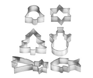 Tescoma Delícia 6-Piece Christmas Cookie Cutter on Ring