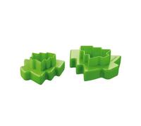 Tescoma Delicia Cookie Cutter Double Cut Christmas Trees Green