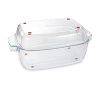 Tescoma GrandChef 40 x 26 cm Rectangular Glass Roaster with Lid
