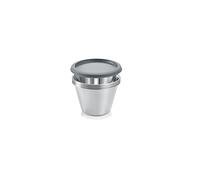 Tescoma GrandCHEF 428718 Stainless Steel Cream Cotta Moulds with Lid, Set of 4