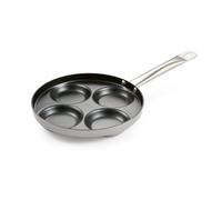 Tescoma GrandCHEF+ 606952 Frying Pan with 4 Circles Diameter 24 cm Suitable for All Hobs: Induction and Oven, Ideal for Tigelle, Pancakes, Eggs and Burgers