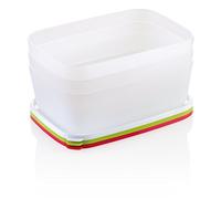 Tescoma Healthy Containers for The Freezer 1,5 L Purity, 3 Pcs, Assorted, 22.2 x 15.1 x 12 cm