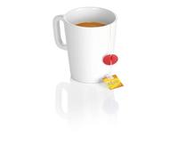 Tescoma Tea Bag Weight with Stand, 4 Pcs Presto, Assorted, 15.5 x 8.5 x 2.6 cm