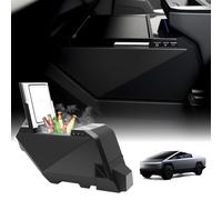 TESCYBERMODS Cooler Refrigerator for Tesla Cybertruck, 18L Fridge Floor Center Console Freezer with Rapid Cooling (21°F~68°F) 110V/50W Cyber truck Accessories Compatible Power for Camping Road Trips