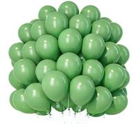 Teselife Sage Green Balloons, 100 PCS Birthday Balloons for Party Decor
