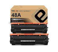 TESEN Compatible 48A Toner Cartridge Replacement for HP 48A CF248A Black Toner for use in HP Laserjet Pro M15w M15a M16w M16a MFP M29w M29a M28w M28a Printer (2 Packs, with New Chip)