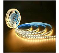Tesfish 12 V LED Strip Light, Warm White 3000 K 5 m LED Strip Light 10000 LM Super Bright SMD 5050 IP20 Total 600 LEDs LED Strip LED Light Strip for Bedroom, Kitchen, Advertising Decoration