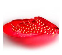 Tesfish 12V LED Strip Lights, 5mm Wide Ultra Thin Red 5M LED Strip 2835 IP20 120 LEDs/M, Total 600LEDs LED Rope Lights Light Strips for Bedroom, Kitchen, Advertising Decoration