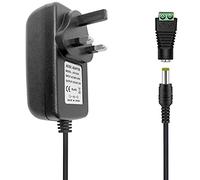Tesfish 24V 2A Power Adapter Transformer 48W Power Supply 5.5 x 2.1/2.5mm for CCTV, Camera, Router, 5050 2835 LED Strip Lights
