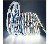 Tesfish 24V LED Strip Lights, White 6000K 5M Light Strip 2835 IP20 240 LEDs/M, Total 1200 LEDs Super Bright Rope Lights for Bedroom, Kitchen, Advertising Decoration