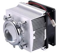 Tesfish Aluminium Heatsink Cooling Fan+44mm Lens 120 Degree for 50W 100W LED Chip Light
