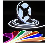 Tesfish RGB Neon LED Strip Lights, Multicolored LED Strip DC 12V 5M 96 LEDs/M Total 480 LEDs Flexible LED Light Strips for Bedroom, Bar, Playroom, Birthday, Christmas Party