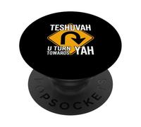 Teshuvah Turn Towards Yah. Repentance Sign Faith PopSockets Adhesive PopGrip