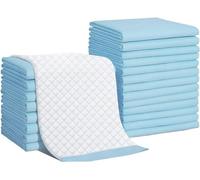 TESIN 40 Count X-Large Dog Pee Pads, 23.6"x35.4", Super Absorbent & Leak-Proof, Blue