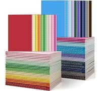 TESIN 60 Pads A6 Colorful Mini Notebooks Small Pocket Notebooks for Kids to Write Stories Journal Memo Notepad Colored Lined Composition Notebook Sketchbooks for Students Writing 20 Colors(9 x 14 cm)