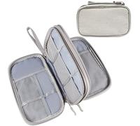 Teskyer Travel Cable Organiser Bag, Travel Essential, Gray