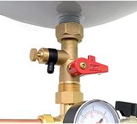 Tesla 3/4" Expansion Vessel Service Valve (Globe Valve, Stainless Steel Body, Saves Time & Money During Servicing)