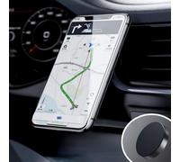 Tesla Accessories Phone Mount for Tesla Behind Wheel for Tesla Model 3 Model Y Magnetic 2021 2022 2023 2024 Cellphone Holder for Charging Apple Phones 11 12 13 14 15 Series (Black)