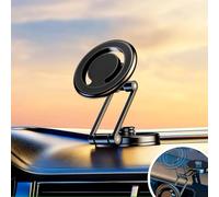 Tesla Accessories Phone Mount for Tesla Behind Wheel for Tesla Model 3 Model Y Magnetic 2021 2022 2023 2024 Cellphone Holder for Charging Apple Phones 11 12 13 14 15 Series (Black)