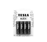 Tesla Alkaline Batteries AA Black+ 4 Pack
