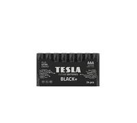 Tesla Batteries AAA BLACK+ Alkaine Plus Extra Energy Batteries SHRINK FOIL 24pcs Value Pack