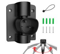 Tesla Charger Holder Wall Mount with 180° Swivel Nozzle Holder Base, Tesla Mobile Charger Connector for Model 3/Y/S/X