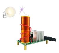 Tesla Coil Kit, DIY Mini 15W Tesla Coil for Adults, Electronic Soldering Project Practice, Touchable Artificial Lightning Spark, Wirelessly Transmit Electricity, Science Teaching Experiment
