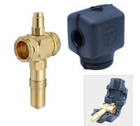 Tesla Heat Pump Premium Anti-Freeze Valve 28mm x 28mm Compression AFV28 with AFV28SHELL Insulation Shell
