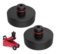 Tesla Jack Pads, 2 PCS Lifting Jack Pucks for Tesla Model 3/Y/S/X, Upgraded Car Jack Rubber Pad Floor Jack Adapters with Storage Bag