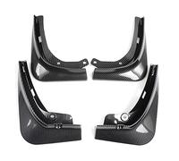 Tesla Model 3 No Drilling Mud Flaps, Black Splash Guards Fender Fit 2017-2023 Tesla Model 3 Mudguard Accessories Set of 4 (Carbon Fiber)