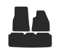 Tesla Model S (2012-2022) Boot Liner Mat Tailored Fit Blue Trim Carpet Protection Car Accessory Custom Fit By Car Mat Co