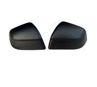 Tesla Model Y Refresh Side Mirror Caps Black Plastic Cover Set | Pair of matte black plastic mirror caps tailored for Tesla Model Y refresh exterior styling