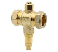 Tesla Premium Anti-Freeze Heat Pump Protection Valve, 28mm x 28mm Compression, AFV28