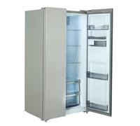 TESLA Side by Side Fridge Freezer (Non plumbed) - 372L Fridge / 210 Freezer capacity, Freestanding, E Energy, Total No Frost, Multi Airflow Cooling, Water Dispenser, T582SBSX (Stainless Steel)